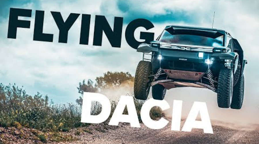 Смотрите: мы совершаем дикую поездку на новом раллийном рейдере Dacia Sandrider Dakar