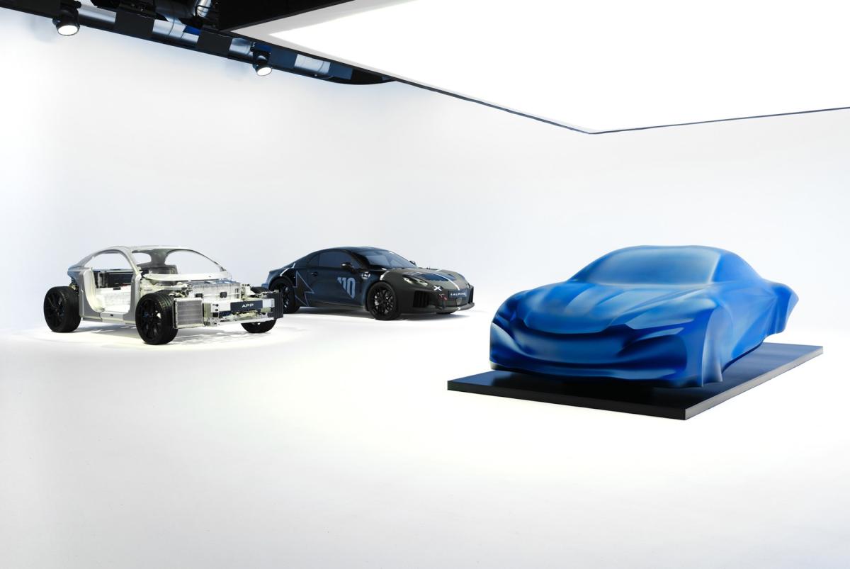 Скульптура Alpine A110 третьего поколения