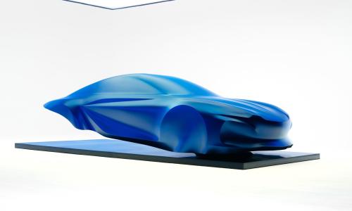 Alpine показала форму нового A110 — пока в виде скульптуры
