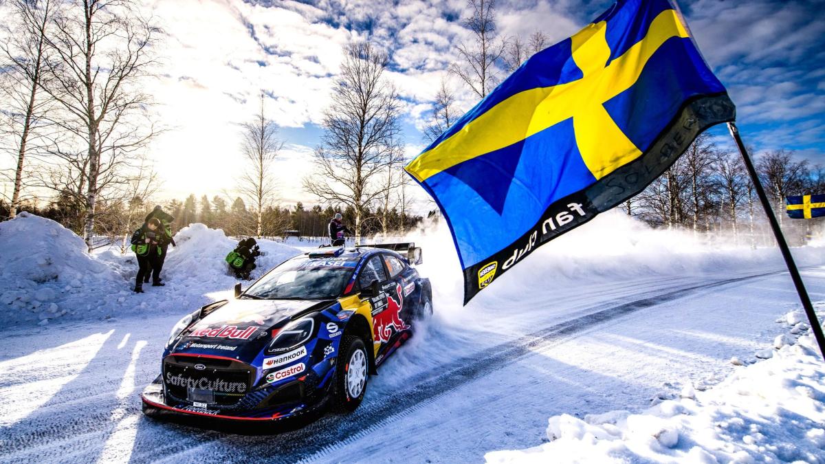 Ford Puma Rally1 на ралли Швеции