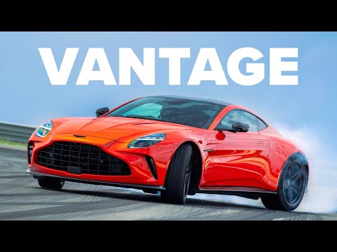 Обзор Aston Martin Vantage (2024): громогласный спортивный автомобиль V8 на дороге и треке